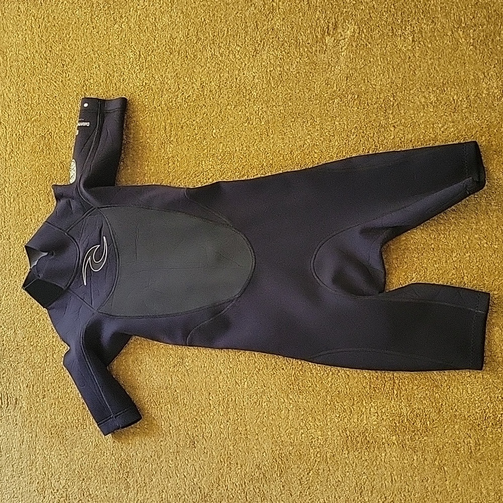 Rip Curl Black Short Sleeve Surf Suit